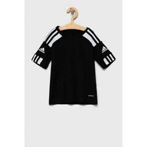 Detské tričko adidas Performance GN5739 čierna farba, s potlačou