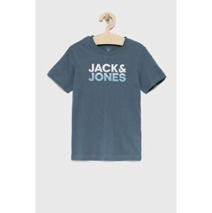 Detské bavlnené tričko Jack & Jones s potlačou