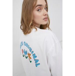 Bavlnené tričko adidas Originals Always Original HF2019 biela farba,