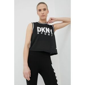 Top Dkny dámsky, čierna farba,