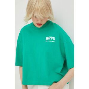 Bavlnené tričko Marc O'Polo Denim zelená farba,