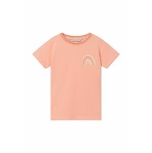 Detské tričko Femi Stories oranžová farba,