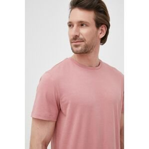 Tričko Selected Homme pánske, ružová farba, jednofarebné
