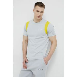 Tričko Calvin Klein Performance pánske, šedá farba, jednofarebné