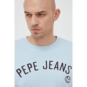 Bavlnené tričko Pepe Jeans Alessio s potlačou