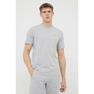 Bavlnené tričko RefrigiWear šedá farba, jednofarebné