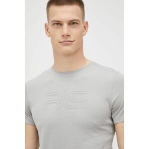 Bavlnené tričko 4F 4f X Rl9 šedá farba, s potlačou