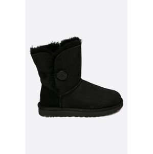 UGG Bailey Button II dámske, čierna farba, na plochom podpätku, zateplené, 1016226.BLK