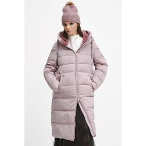 Kabát Medicine dámsky, ružová farba, zimný