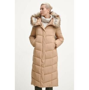 Kabát Medicine dámsky, béžová farba, zimný, oversize