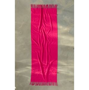 Šál Medicine dámsky, ružová farba, jednofarebný