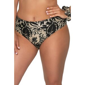 Spodný diel plaviek Ava Lingerie SF-184/12 Čierno-béžová 2XL