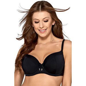 Horný diel dámskych plaviek Ava Lingerie SK-13 Black Full Cup Čierna 65F