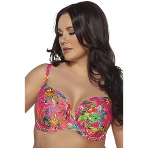 Horný diel dámskych plaviek Ava Lingerie SK 191 Raspberry charm Oranžovo-červená 105D