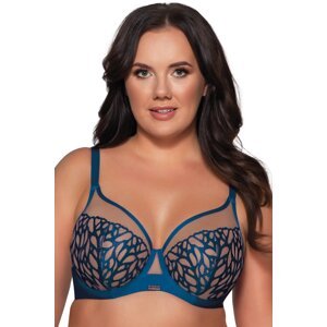 Nevystužená podprsenka Ava Lingerie 2057 Cobalt Modrá 65E