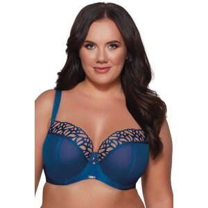 Polovystužená podprsenka Ava Lingerie 2056 Cobalt Modrá 75G