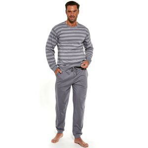 Pánske pyžamo Cornette 117/160 Loose 9 Tmavosivá M