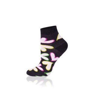 Kotníkové ponožky Italian Fashion S142Z Galia Čierno-farebná 35-38