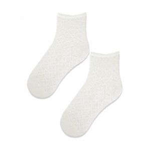 Členkové dámske ponožky Noviti ST041 - viskóza Ecru 36-41
