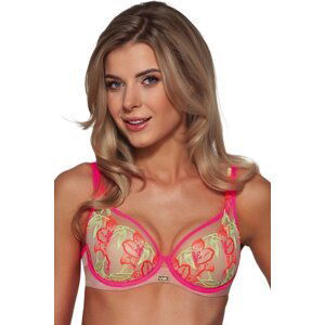 Push-up podprsenka Ava Lingerie 2070 Fluo Ružová 65E