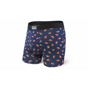 Saxx Vibe Boxer Brief Navy Hot Dog-M modré SXBM35-HND-M