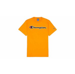 Champion Script Logo T-Shirt oranžové 214194_S20_OS026