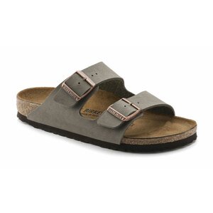 Birkenstock Arizona Nubuck Stone Narrow šedé 151213