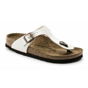 Birkenstock Gizeh Graceful Pearl White Regular Fit-3.5 biele 943871-3.5