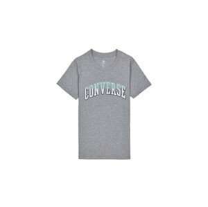 Converse Twisted Varsity Pattern Classic T-Shirt šedé 10018431-A01