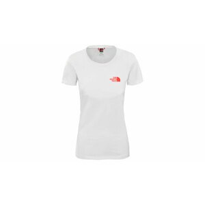 The North Face W Bf Redbox Tee-XS biele NF0A4M5QZW2-XS