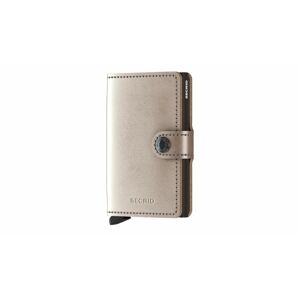 Secrid Miniwallet Metallic Champagne šedé MMe-Champagne