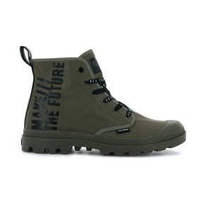 Palladium Pampa Hi Future Dusky Green-3.5 zelené 76885-308-M-3.5