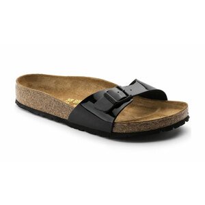 Birkenstock Madrid Birko-Flor Patent Narrow-3.5 čierne 40303-3.5