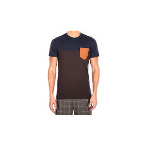 IrieDaily Block Pocket Tee Chocolate hnedé 1384110-560