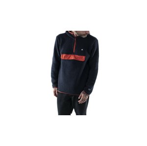 Champion Hooded Half Zip Top modré 215115_F20_BS501