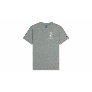 Champion Street Sports Graphic T-Shirt Grey-L šedé 214346_S20_EM525-L