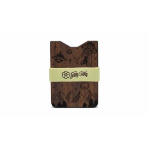 Gunton Wooden Wallet-One size hnedé gunton_ufo_1-One-size