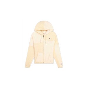 Champion Patchwork Velour Fleece ZIP-UP Hoodie-M biele 113506-F20-YS094-M