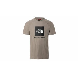 The North Face M Raglan Red Box Tee-L šedé NF0A3BQOVQ8-L