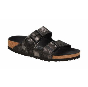 Birkenstock Arizona VL Vintage Metallic Black Regular Fit čierne 1019407