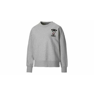 Puma x Peanuts W Crew Neck Sweatshirt-M šedé 531159_04-M