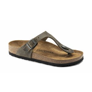 Birkenstock Gizeh FL Faded Khaki Regular Fit 3.5 hnedé 1019327-3.5