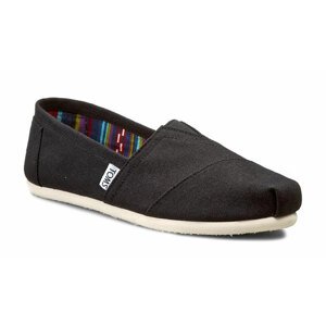 Toms Alpargatas Black Canvas čierne 10000869