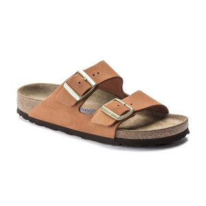 Birkenstock Arizona SFB Nubuck Pecan Narrow Fit-4.5 hnedé 1019042-4.5