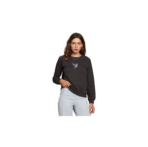 Dedicated Sweatshirt Ystad Raglan Hummingbird Charcoal farebné 18327