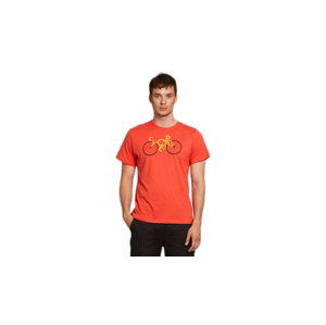 Dedicated T-shirt Stockholm Cyclopath Pale Red-M červené 18284-M