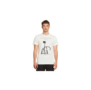 Dedicated T-shirt Stockholm Simplicity Bike Off-White-S biele 18281-S