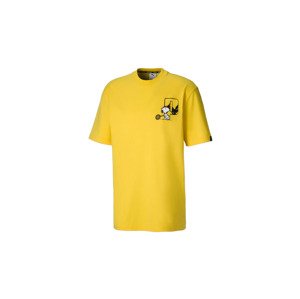 Puma x Peanuts Men´s Tee-M žlté 530616-37-M