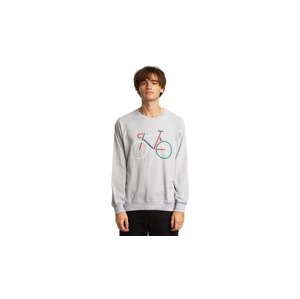 Dedicated Sweatshirt Malmoe Color Bike Grey Melange-S šedé 16348-S