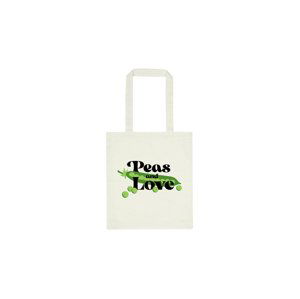 Dedicated Totebag Torekov Peas And Love Off-white-One-size biele 18710-One-size